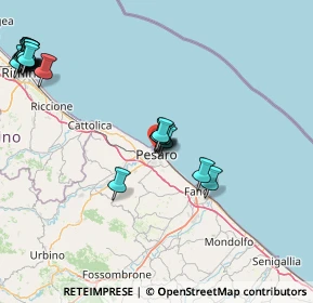 Mappa Via Telesforo Bertozzini, 61121 Pesaro PU, Italia (21.002)