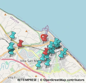 Mappa Via Emilio Donzelli, 61121 Pesaro PU, Italia (1.9985)