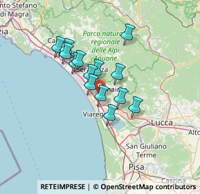 Mappa 55041 Camaiore LU, Italia (10.25143)