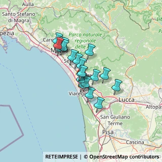 Mappa 55041 Camaiore LU, Italia (9.5275)