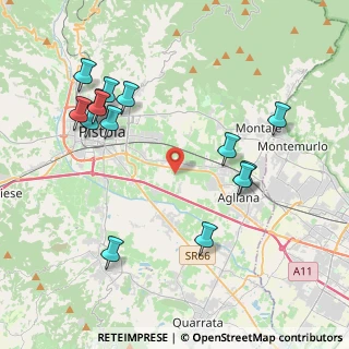 Mappa Via di Chiazzano, 51100 Pistoia PT, Italia (4.56786)