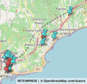 Mappa 18183 Diano Marina IM, Italia (3.255)
