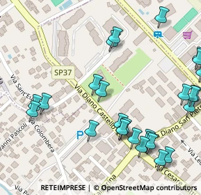 Mappa Via Diano Castello, 18183 Diano Marina IM, Italia (0.15556)