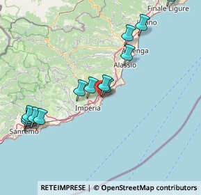 Mappa 18183 Diano Marina IM, Italia (17.39462)