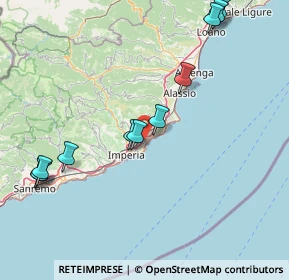 Mappa 18183 Diano Marina IM, Italia (18.68091)