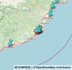 Mappa Via Diano Castello, 18183 Diano Marina IM, Italia (22.10615)