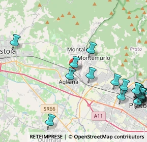 Mappa Via Rosa Luxemburg, 51037 Montale PT, Italia (6.1035)