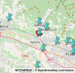 Mappa Via Rosa Luxemburg, 51037 Montale PT, Italia (4.7725)