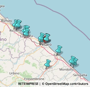 Mappa Via Sotto la Rocchetta, 61121 Pesaro PU, Italia (14.57571)