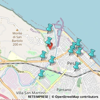 Mappa Via Tommaso Diplovatazio, 61121 Pesaro PU, Italia (1.01091)