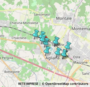 Mappa Via Don Lorenzo Milani, 51031 Agliana PT, Italia (1.16909)