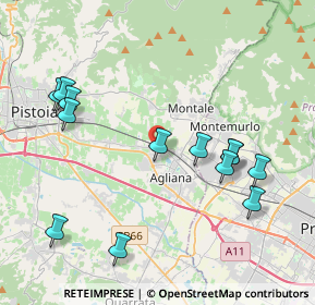 Mappa Via Don Lorenzo Milani, 51031 Agliana PT, Italia (4.51385)