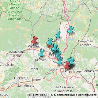 Mappa Via Filippo Lippi, 59013 Montemurlo PO, Italia (13.1885)