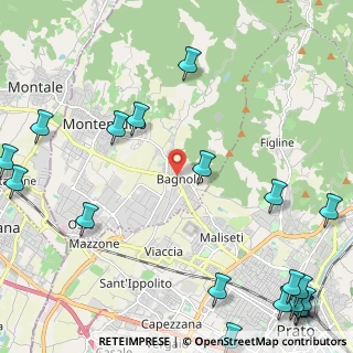 Mappa Via Filippo Lippi, 59013 Montemurlo PO, Italia (3.6125)
