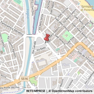 Mappa Via Antonio Cecchi, 45, 61121 Pesaro, Pesaro e Urbino (Marche)