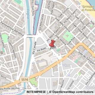 Mappa Via Antonio Cecchi, 25, 61121 Pesaro, Pesaro e Urbino (Marche)