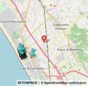 Mappa Via del Paduletto, 55041 Capezzano Pianore LU, Italia (2.465)