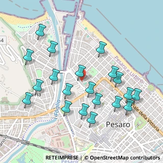 Mappa Viale Antonio Cecchi, 61121 Pesaro PU, Italia (0.5405)