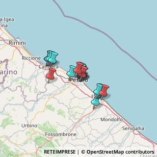 Mappa Viale Guglielmo Marconi, 61121 Pesaro PU, Italia (7.73444)