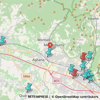 Mappa Via Caduti Sul Lavoro, 59013 Montemurlo PO, Italia (6.87091)