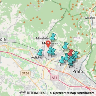 Mappa Via Caduti Sul Lavoro, 59013 Montemurlo PO, Italia (3.73615)
