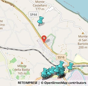 Mappa Via Esino, 61121 Pesaro PU, Italia (1.5915)