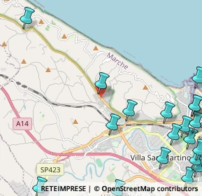Mappa Via Esino, 61121 Pesaro PU, Italia (3.52105)