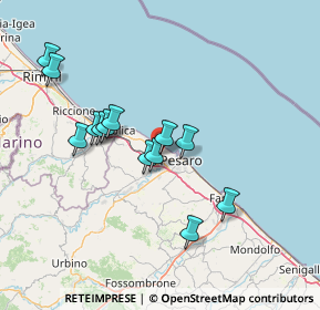 Mappa Via Esino, 61121 Pesaro PU, Italia (13.22538)