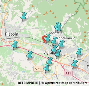 Mappa Via Milano, 51031 Agliana PT, Italia (3.95429)