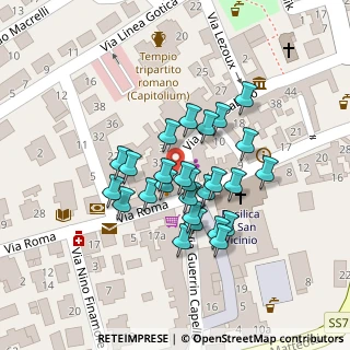 Mappa Piazza Tito Maccio Plauto, 47027 Sarsina FC, Italia (0.04462)