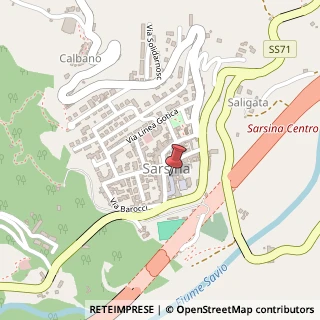 Mappa Piazza Tito Maccio Plauto, 8, 47027 Sarsina, Forlì-Cesena (Emilia Romagna)