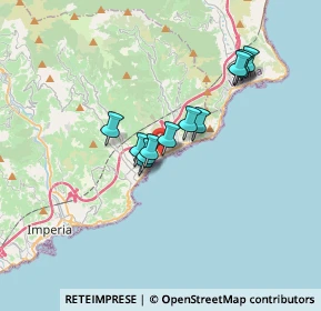 Mappa 18013 San Bartolomeo al Mare IM, Italia (2.64333)