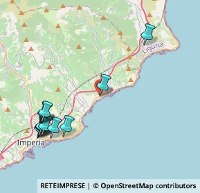 Mappa 18013 San Bartolomeo al Mare IM, Italia (4.96)