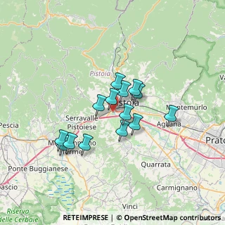 Mappa Via S. Pantaleo, 51100 Pistoia PT, Italia (5.41286)
