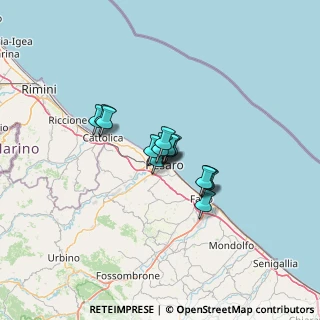 Mappa Via Camillo Marcolini, 61121 Pesaro PU, Italia (7.378)
