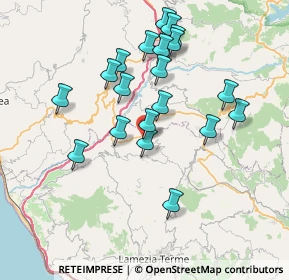 Mappa Piazza Castello, 88040 Motta Santa Lucia CZ, Italia (7.763)