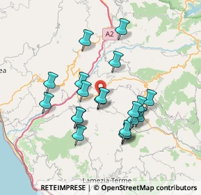 Mappa Piazza Castello, 88040 Motta Santa Lucia CZ, Italia (7.069)