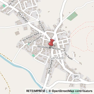Mappa Via Mazzini, 37, 09010 Santadi, Carbonia-Iglesias (Sardegna)