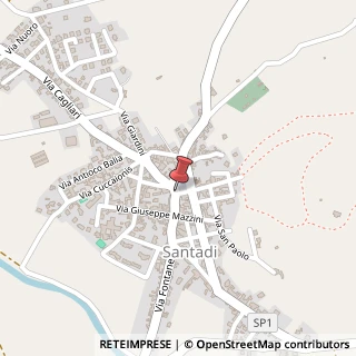 Mappa Via Fontane,  3, 09010 Santadi, Carbonia-Iglesias (Sardegna)