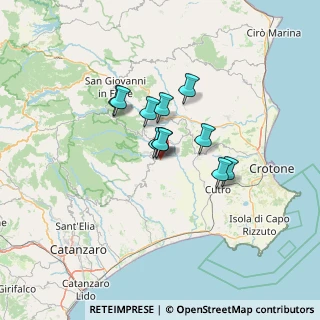 Mappa Località Comito, 88837 Petilia Policastro KR, Italia (9.51364)