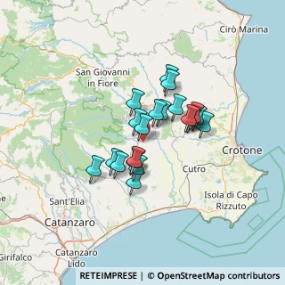 Mappa Località Comito, 88837 Petilia Policastro KR, Italia (10.5885)