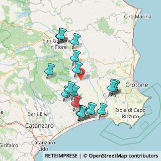 Mappa Località Comito, 88837 Petilia Policastro KR, Italia (15.675)