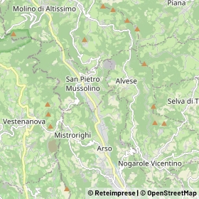 Mappa San Pietro Mussolino