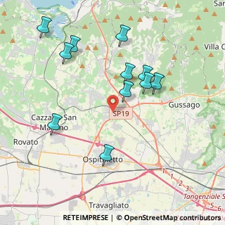 Mappa Via Piave, 25050 Paderno Franciacorta BS, Italia (4.07182)
