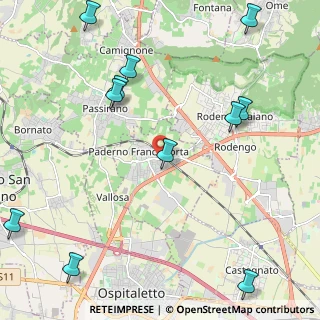 Mappa Via Piave, 25050 Paderno Franciacorta BS, Italia (2.86545)