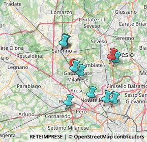 Mappa Via Leopardi, 20031 Cesate MI, Italia (6.47455)
