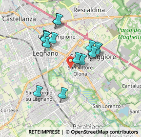 Mappa Via Monte Grappa, 20028 San Vittore Olona MI, Italia (1.61467)