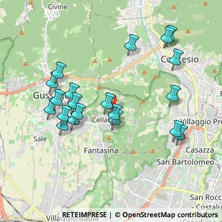 Mappa Via Antonio Gramsci, 25060 Cellatica BS, Italia (2.048)