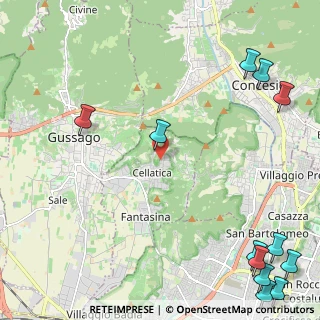 Mappa Via Antonio Gramsci, 25060 Cellatica BS, Italia (3.595)