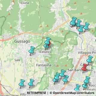 Mappa Via Antonio Gramsci, 25060 Cellatica BS, Italia (3.22105)